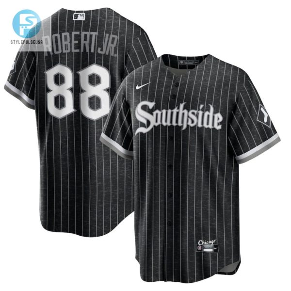 Luis Robert 88 Chicago White Sox City Connect Player Jersey Black stylepulseusa 1