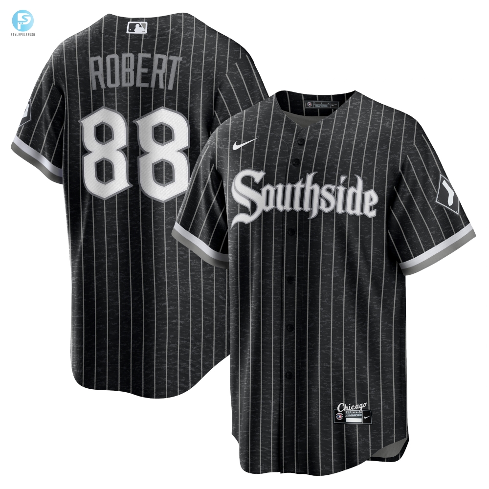 Luis Robert Chicago White Sox 2021 City Connect Replica Player Jersey  Black Mlb 