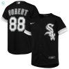 Luis Robert Chicago White Sox Alternate Replica Player Jersey Black Mlb stylepulseusa 1