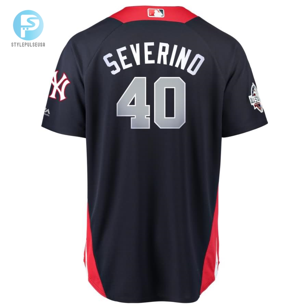 Luis Severino American League Majestic 2018 Mlb Allstar Game Home Run Derby Player Jersey  Navy 