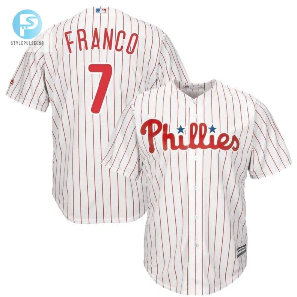 Maikel Franco Philadelphia Phillies Cool Base Player Jersey White stylepulseusa 1