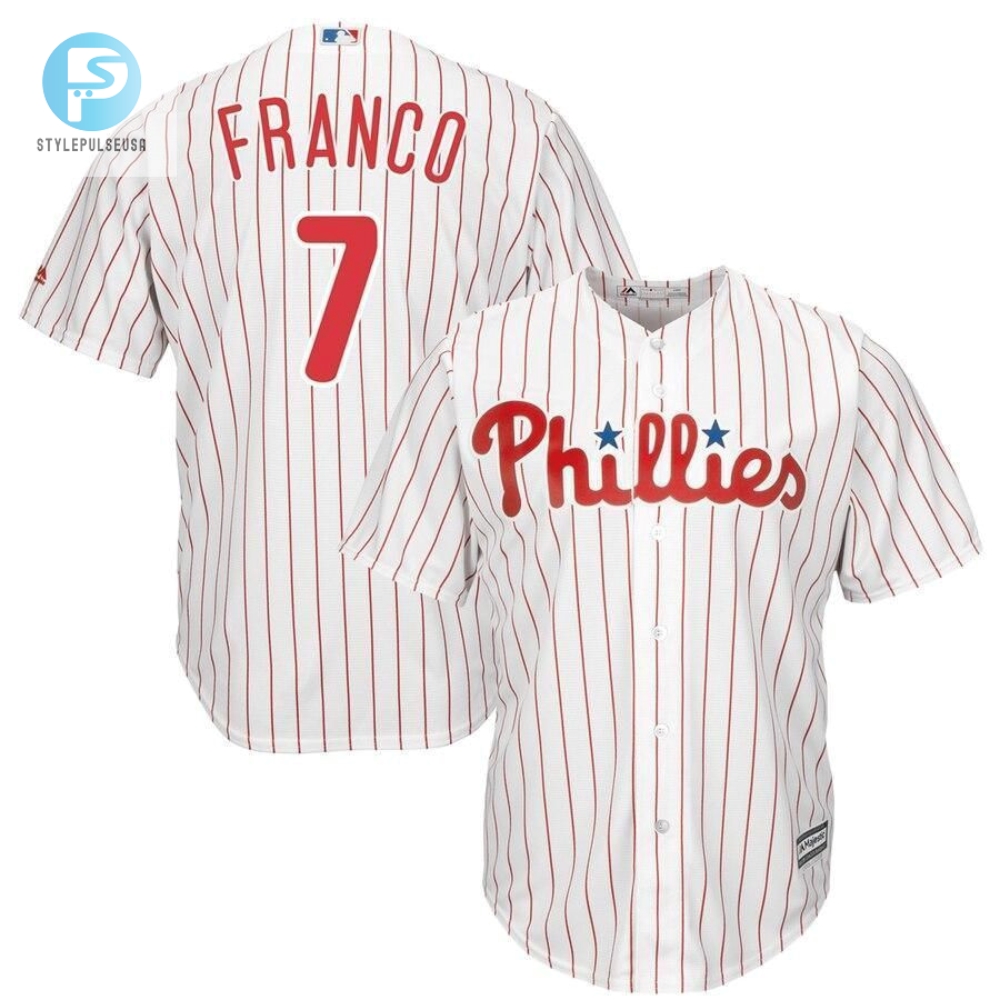 Maikel Franco Philadelphia Phillies Cool Base Player Jersey  White 