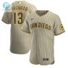 Manny Machado 13 San Diego Padres Alternate Player Elite Jersey Tanbrown stylepulseusa 1