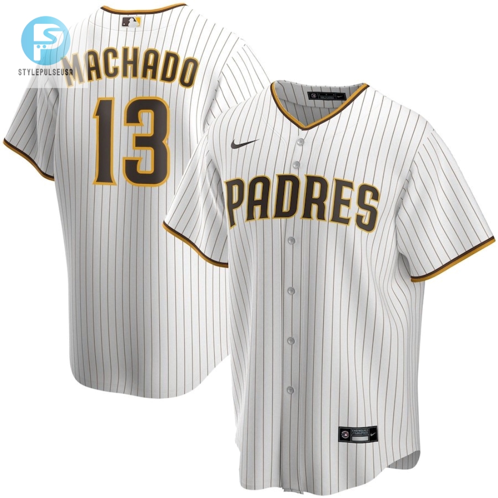 Manny Machado 13 San Diego Padres Alternate Player Jersey  White 