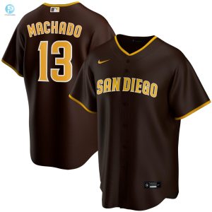 Manny Machado San Diego Padres Alternate Replica Player Jersey Brown Mlb stylepulseusa 1 1