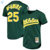 Mark Mcgwire Oakland Athletics Mitchell Ness 1997 Cooperstown Collection Authentic Jersey Green Mlb stylepulseusa 1