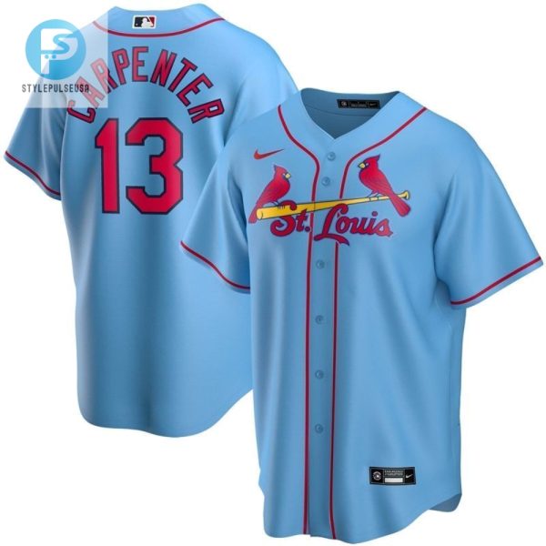 Matt Carpenter 13 St Louis Cardinals 2020 Mlb Blue Jersey stylepulseusa 1