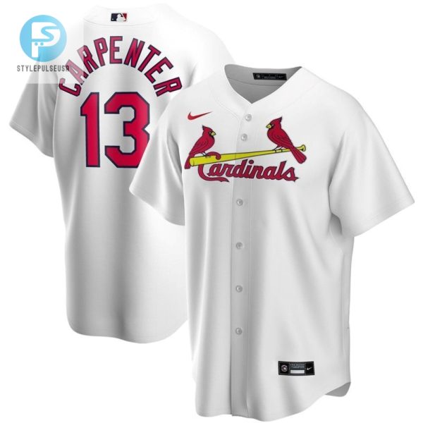 Matt Carpenter 13 St Louis Cardinals 2020 Mlb White Jersey stylepulseusa 1