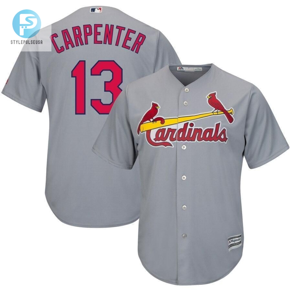 Matt Carpenter St. Louis Cardinals Official Cool Base Player Jersey  Gray 