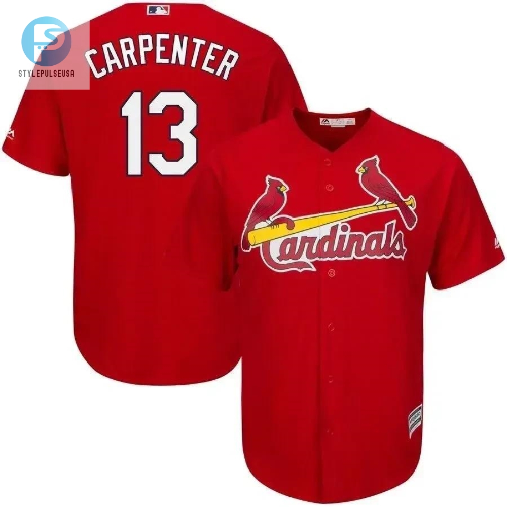 Matt Carpenter St. Louis Cardinals Official Cool Base Player Jersey  Scarlet 