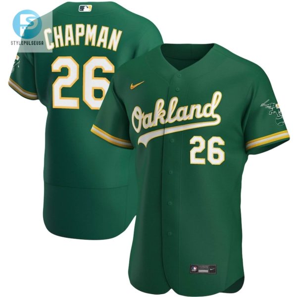 Matt Chapman 26 Oakland Athletics Alternate Player Elite Jersey Kelly Green stylepulseusa 1