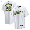 Matt Chapman Oakland Athletics Home Replica Player Name Jersey White Mlb stylepulseusa 1