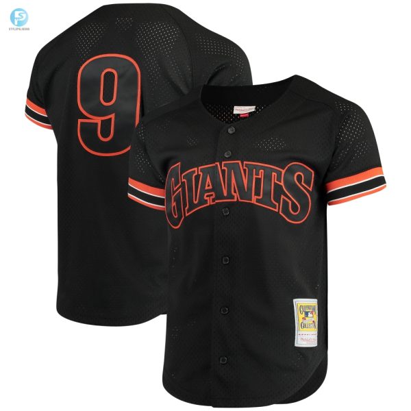 Matt Williams San Francisco Giants Mitchell Ness Fashion Cooperstown Collection Mesh Batting Practice Jersey Black Mlb stylepulseusa 1