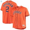 Mens Alex Bregman Orange Houston Astros Big Tall Player Jersey stylepulseusa 1