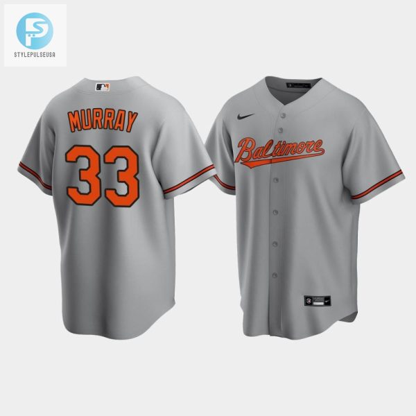 Mens Baltimore Orioles 33 Eddie Murray Gray Road Jersey stylepulseusa 1