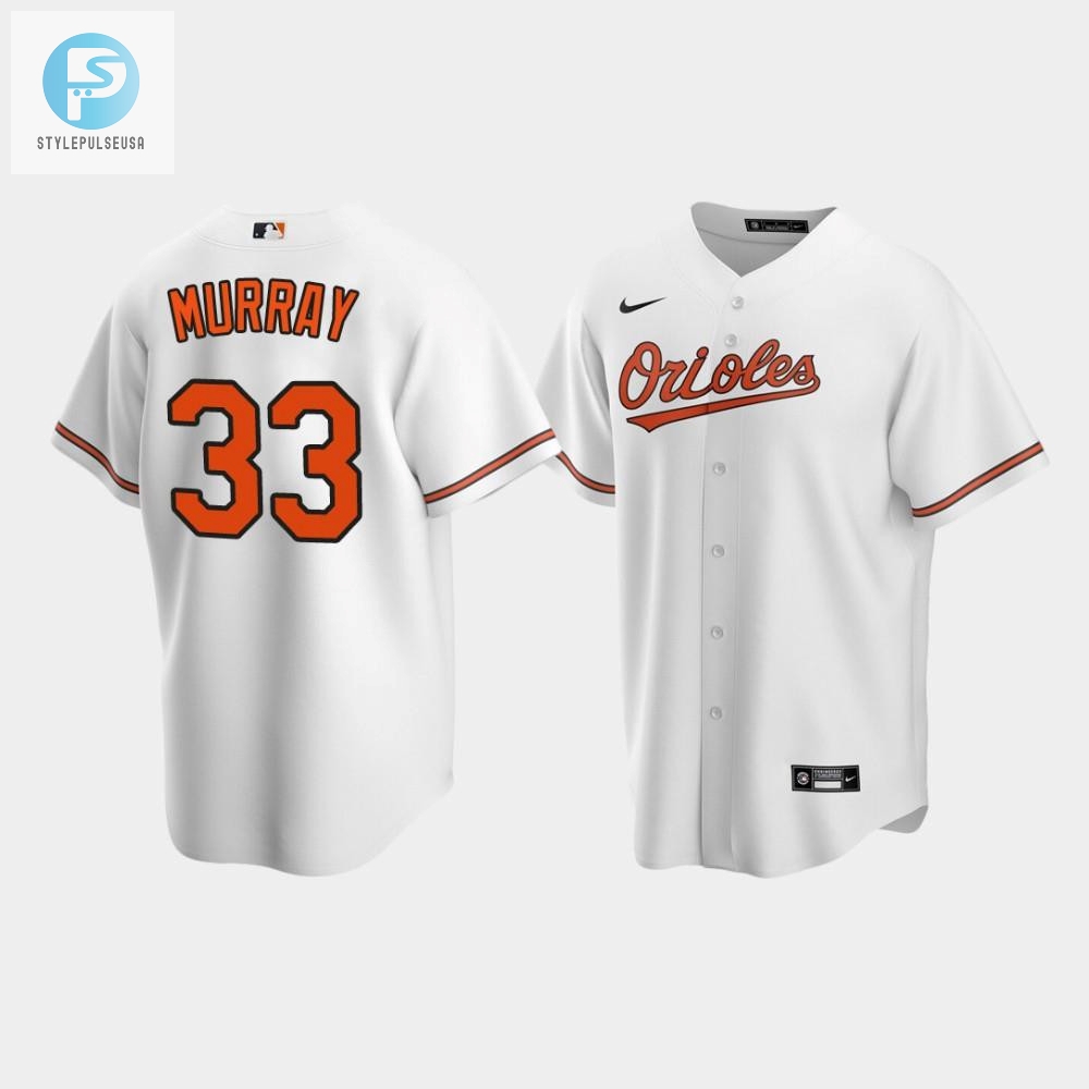 Mens Baltimore Orioles 33 Eddie Murray White Home Jersey stylepulseusa 1