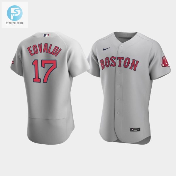 Mens Boston Red Sox 17 Nathan Eovaldi Gray Road Jersey stylepulseusa 1