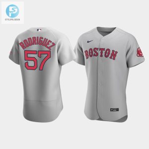 Mens Boston Red Sox 57 Eduardo Rodriguez Gray Road Jersey stylepulseusa 1 1