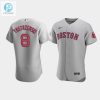 Mens Boston Red Sox 8 Carl Yastrzemski Gray Road Jersey stylepulseusa 1