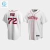 Mens Boston Red Sox Carlton Fisk 72 White Alternate Jersey stylepulseusa 1