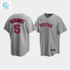 Mens Boston Red Sox Enrique Hernandez 5 Gray Road Jersey stylepulseusa 1