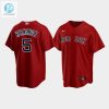 Mens Boston Red Sox Enrique Hernandez 5 Red Alternate Jersey stylepulseusa 1