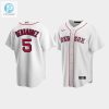 Mens Boston Red Sox Enrique Hernandez 5 White Home Jersey stylepulseusa 1