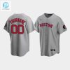 Mens Boston Red Sox Gray Road Custom Jerry Remy Jersey stylepulseusa 1