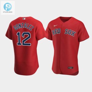 Mens Boston Red Sox Marwin Gonzalez 12 Red Alternate Jersey stylepulseusa 1 1