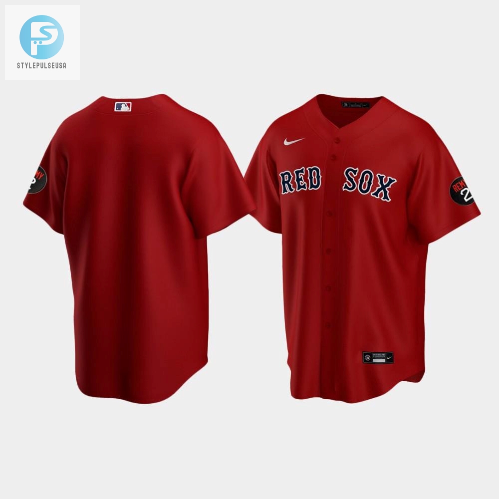 Mens Boston Red Sox Red Alternate Jerry Remy Jersey 