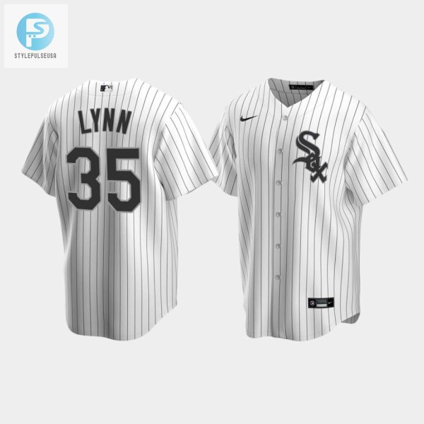 Mens Chicago White Sox 35 Lance Lynn White Trade Home Jersey stylepulseusa 1