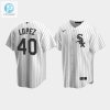 Mens Chicago White Sox 40 Reynaldo Lopez White Home Jersey stylepulseusa 1