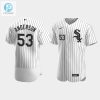 Mens Chicago White Sox 53 Drew Anderson White Home Jersey stylepulseusa 1