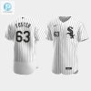 Mens Chicago White Sox 63 Matt Foster White Home Jersey stylepulseusa 1