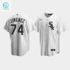 Mens Chicago White Sox 74 Eloy Jimenez White Home Jersey stylepulseusa 1