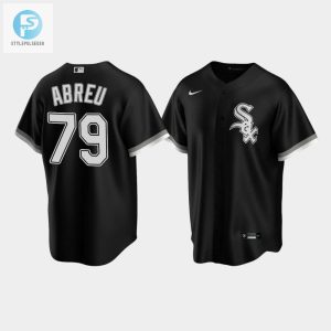 Mens Chicago White Sox 79 Jose Abreu Black Alternate Jersey stylepulseusa 1 1