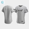 Mens Chicago White Sox Gray Mr Patch Jersey stylepulseusa 1