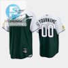 Mens Colorado Rockies 00 Custom 202223 City Connect Green Jersey stylepulseusa 1