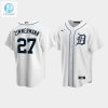 Mens Detroit Tigers 27 Jordan Zimmermann White Home Jersey stylepulseusa 1