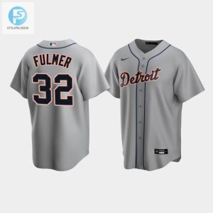 Mens Detroit Tigers 32 Michael Fulmer Gray Road Jersey stylepulseusa 1 1