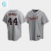 Mens Detroit Tigers 44 Daniel Norris Gray Road Jersey stylepulseusa 1