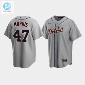 Mens Detroit Tigers 47 Jack Morris Gray Road Jersey stylepulseusa 1 1