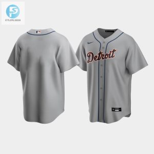 Mens Detroit Tigers Gray Road Jersey stylepulseusa 1 1