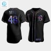 Mens Detroit Tigers Matthew Boyd 48 Black Golden Edition Holographic Jersey stylepulseusa 1