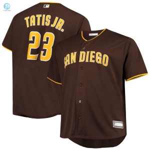 Mens Fernando Tatis Jr. Brown San Diego Padres Big Tall Player Jersey stylepulseusa 1 1