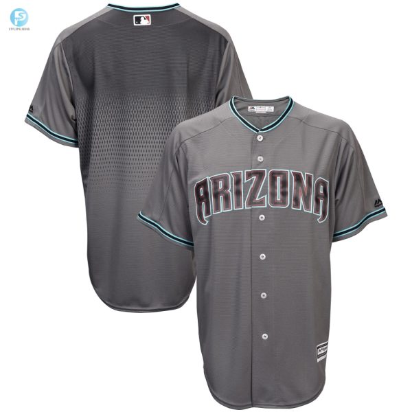 Mens Grayteal Arizona Diamondbacks Jersey Official Fashion Cool Base Team Jersey stylepulseusa 1 1