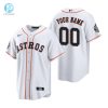 Mens Houston Astros Custom 00 White 202223 World Series Jersey stylepulseusa 1