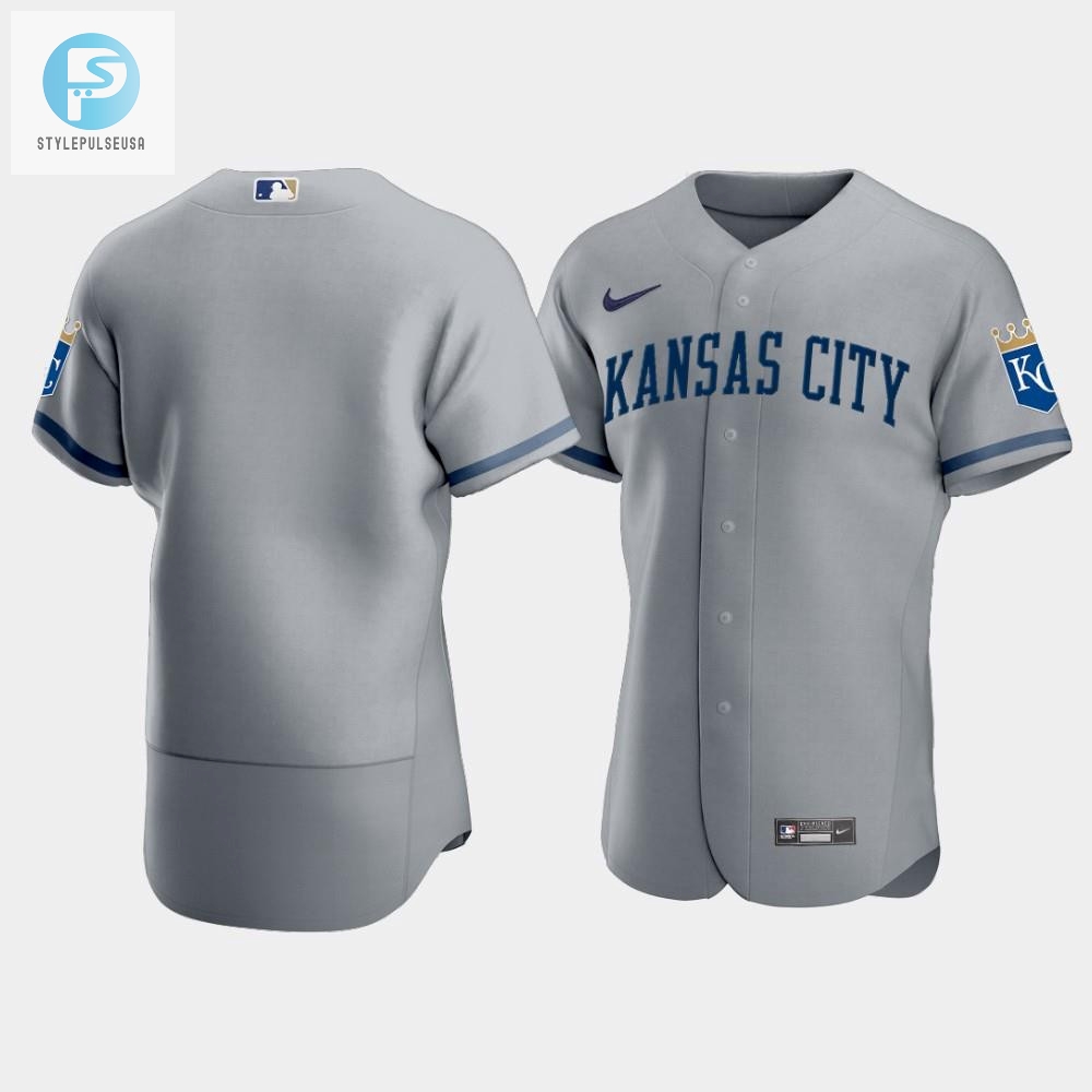 Mens Kansas City Royals 202223 Gray Jersey 