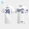 Mens Kansas City Royals 35 Asa Lacy White Home Jersey stylepulseusa 1