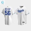 Mens Kansas City Royals 56 Brad Keller White Home Jersey stylepulseusa 1